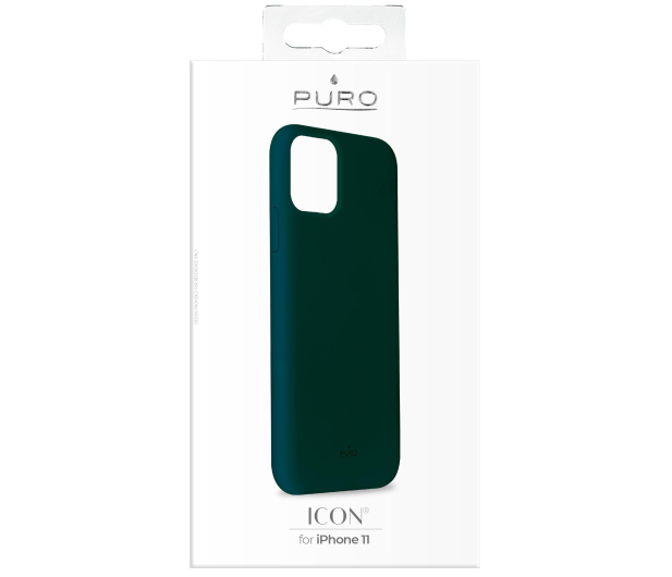 Etui ICON Cover do iPhone 11 zielone - 1383234 - zdjęcie 4